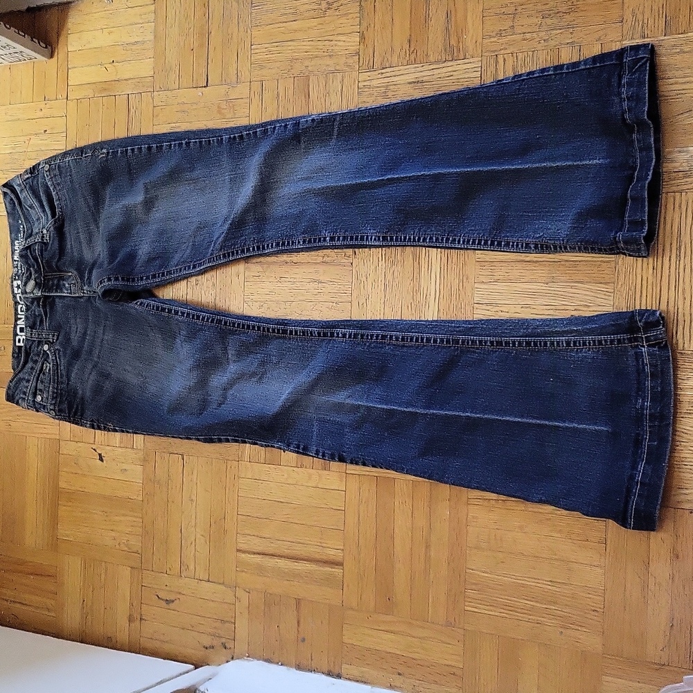 PRE-LOVED BONGO LOW-RISE FLARE DENIM JEANS-1